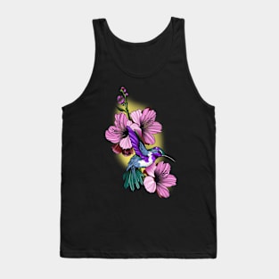 Hummingbird Blossom Tank Top